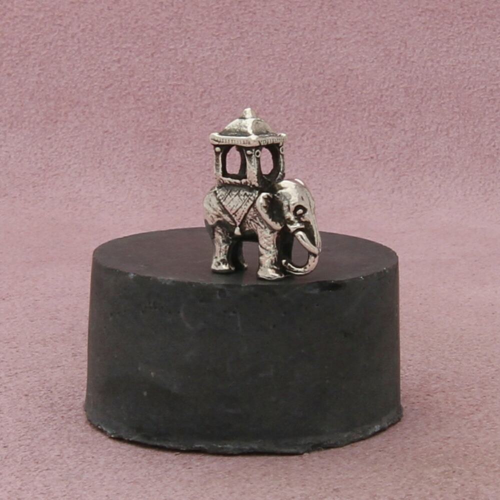 trollbeads sterling silver indian elephant retired bead charm